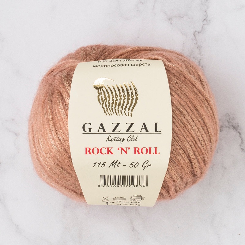Gazzal Rock’N’Roll Yarn, Golden Champagne – 13479