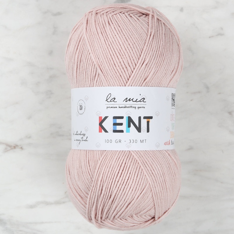 La Mia Kent Hand Knitting Yarn,Powder Pink – L029