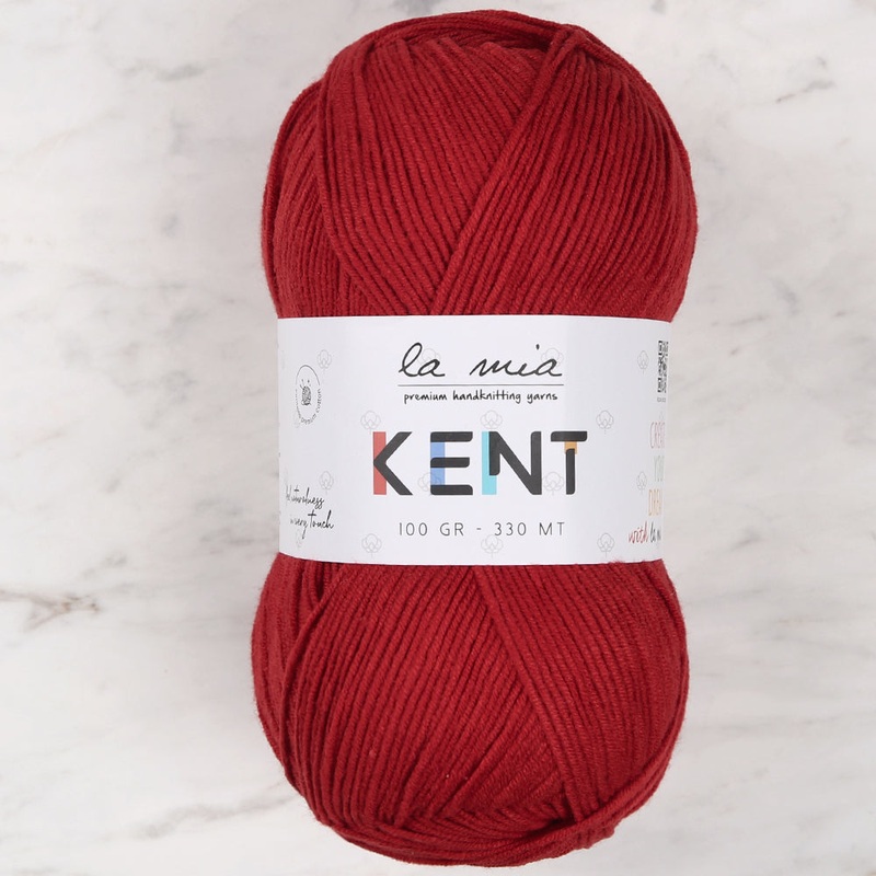 La Mia Kent Hand Knitting Yarn,Red – L033