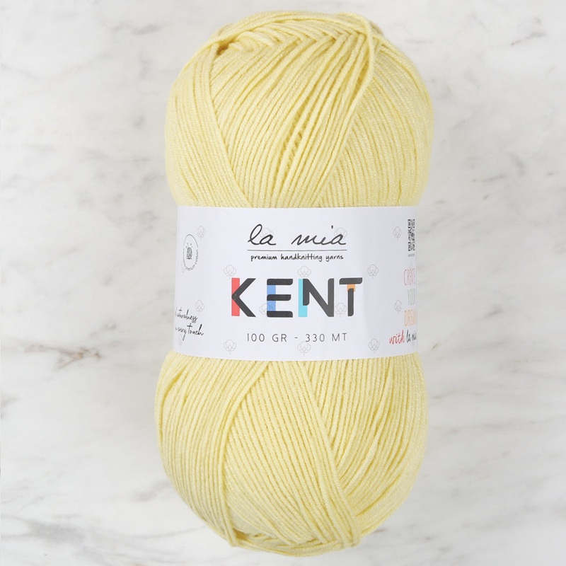 La Mia Kent Hand Knitting Yarn,Yellow – L043