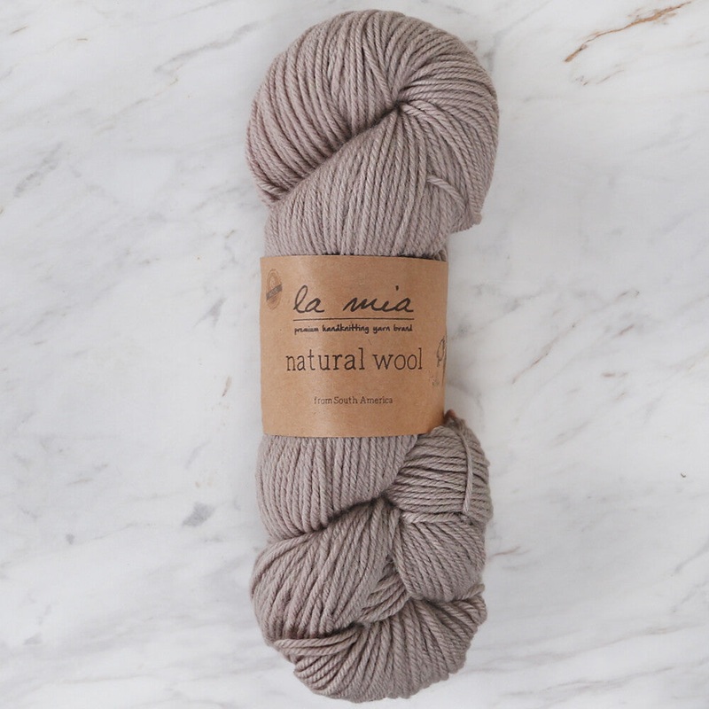 La Mia Natural Wool Knitting Yarn Bege – L203