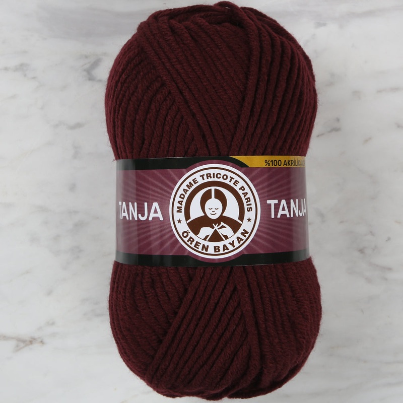 Madame Tricote Paris Tango/Tanja Knitting Yarn, Claret – 35-1771