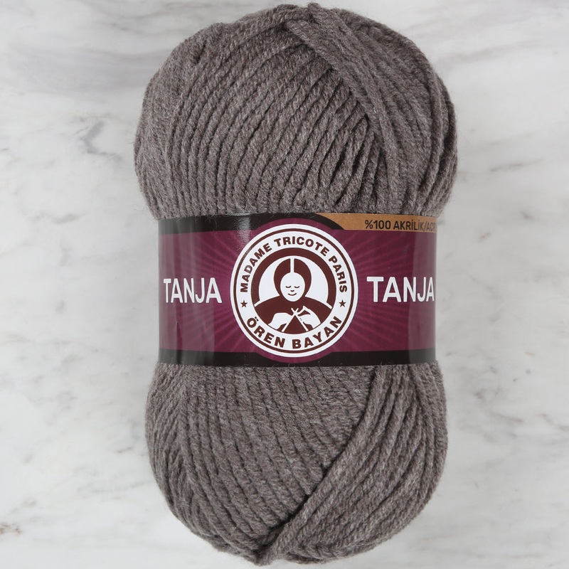 Madame Tricote Paris Tango/Tanja Knitting Yarn, Light Brown – 14-1771
