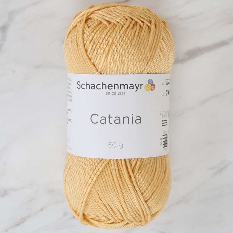 Schachenmayr Catania 50g Yarn, Yellow – 9801210-00206