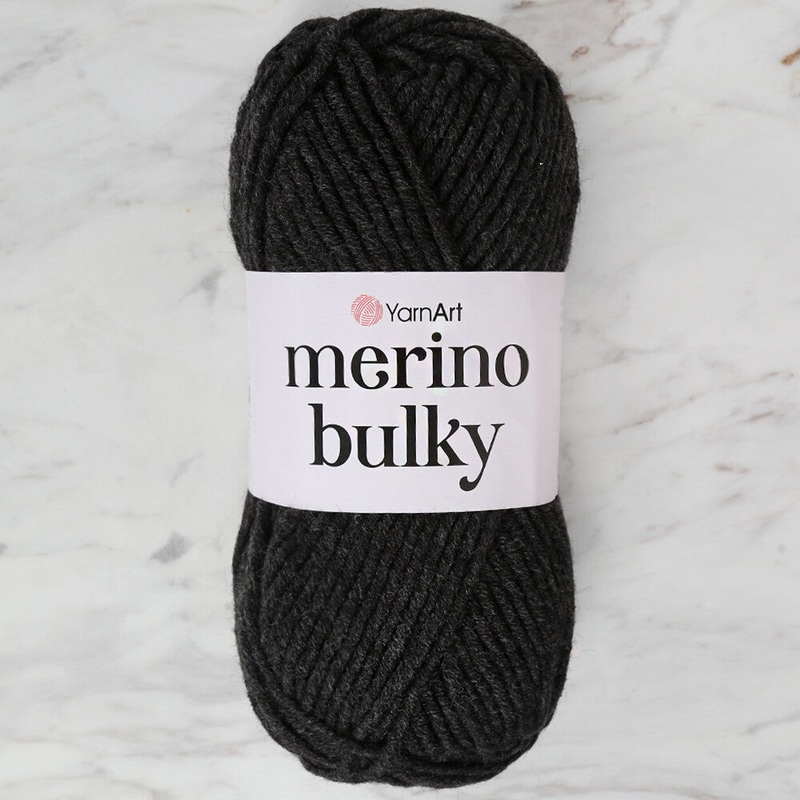 YarnArt Merino Bulky Yarn, Dark Grey – 359