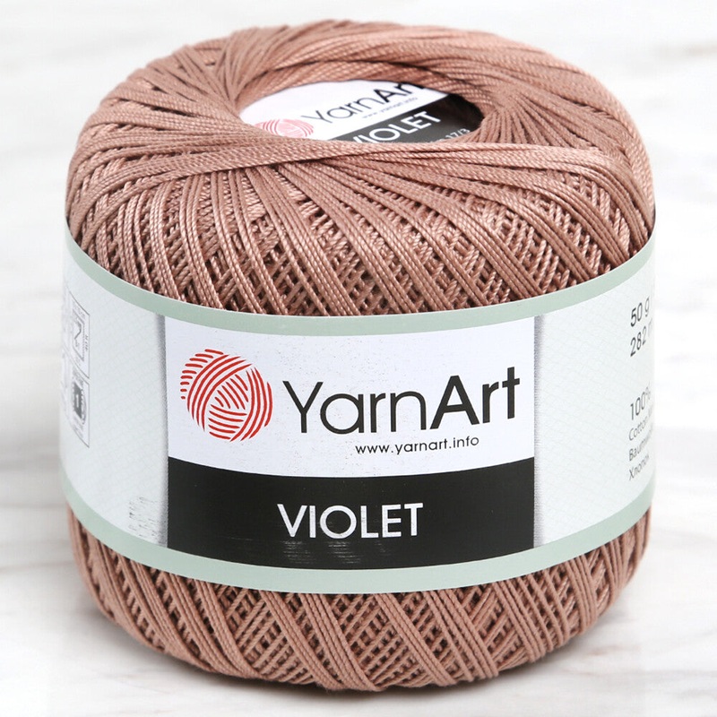 YarnArt Violet Yarn, Brown – 0015