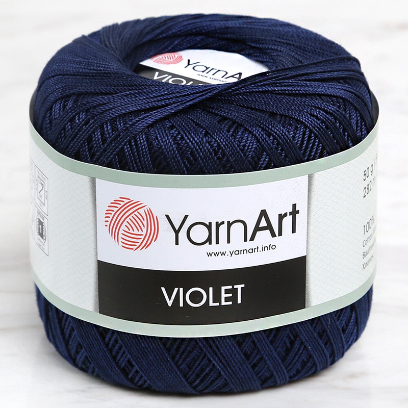 YarnArt Violet Yarn, Navy Blue – 0066
