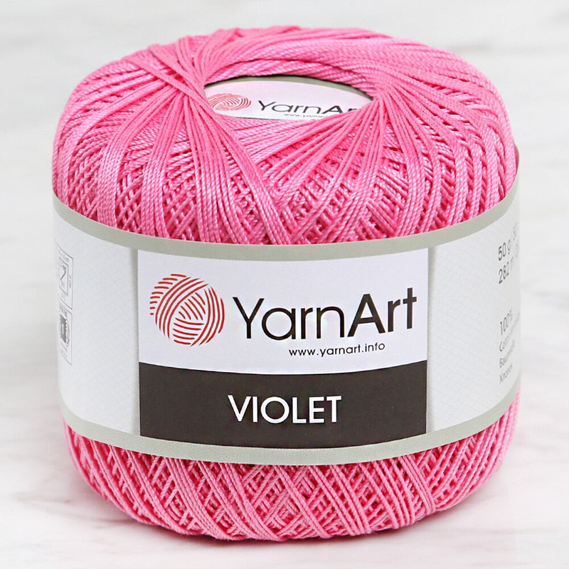 YarnArt Violet Yarn, Pink – 5001