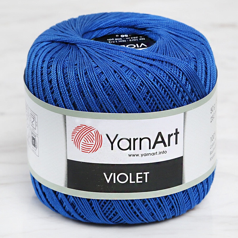 YarnArt Violet Yarn, Saks Blue – 4915