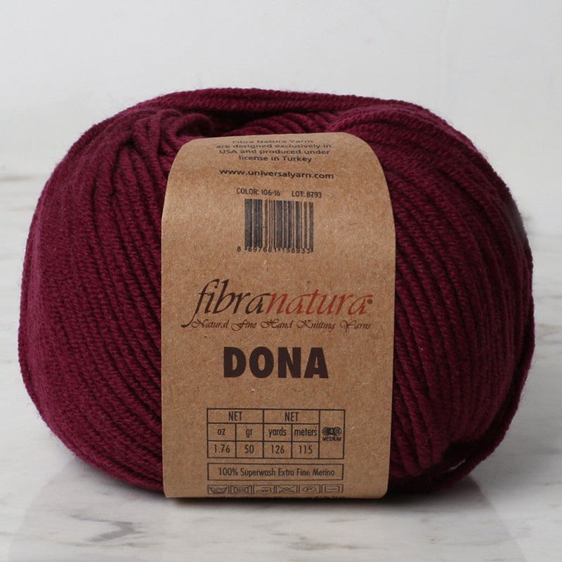 Fibra Natura Dona Yarn, Plum – 106-16