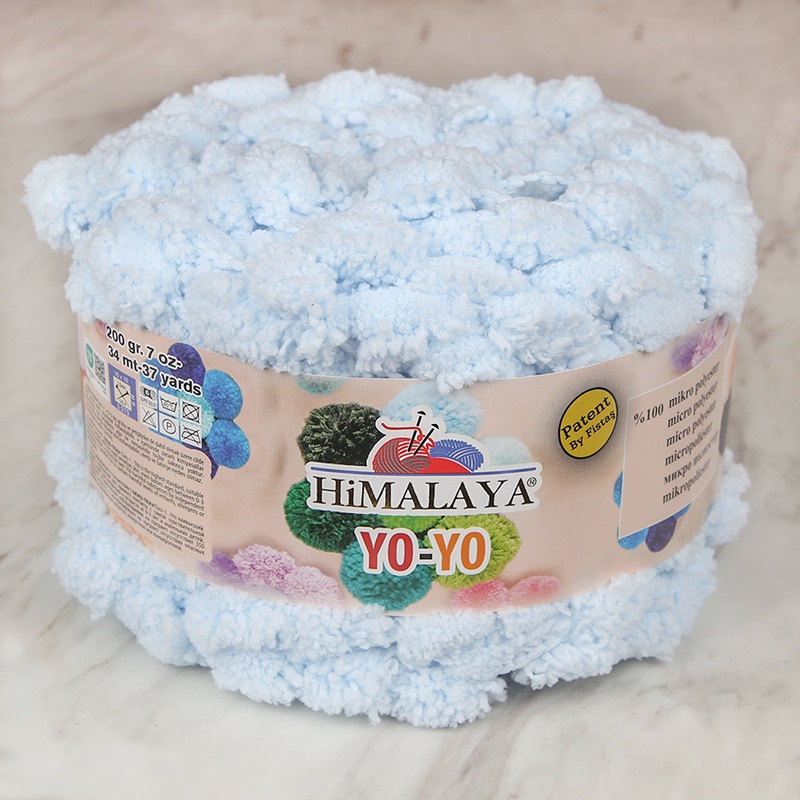 Himalaya Yo-Yo Hand Knitting Yarn , Baby Blue – 82109