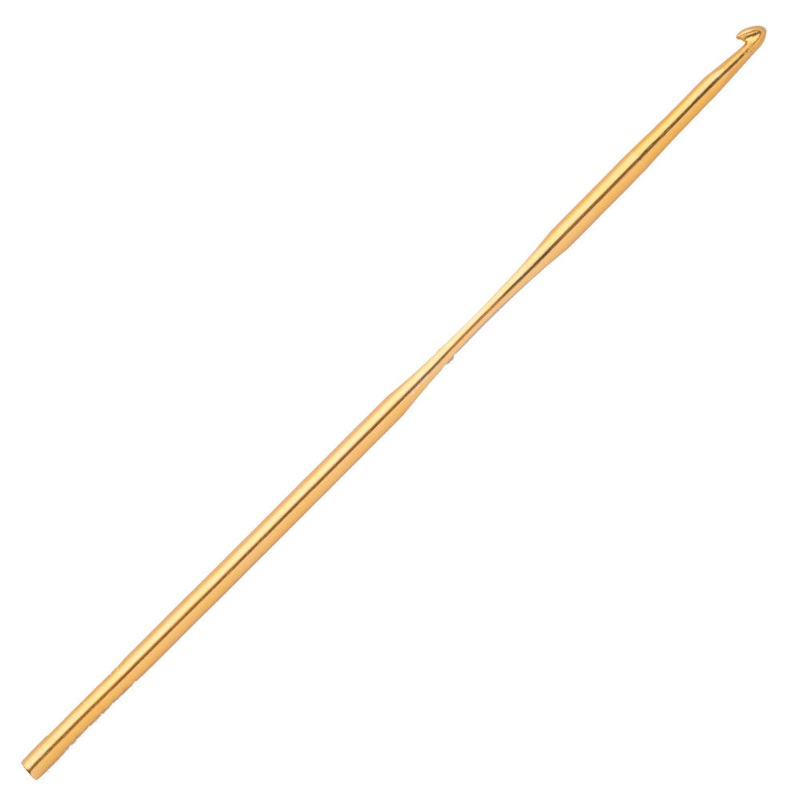 Kartopu 4 mm 15 cm Metal Crochet Hook, Gold
