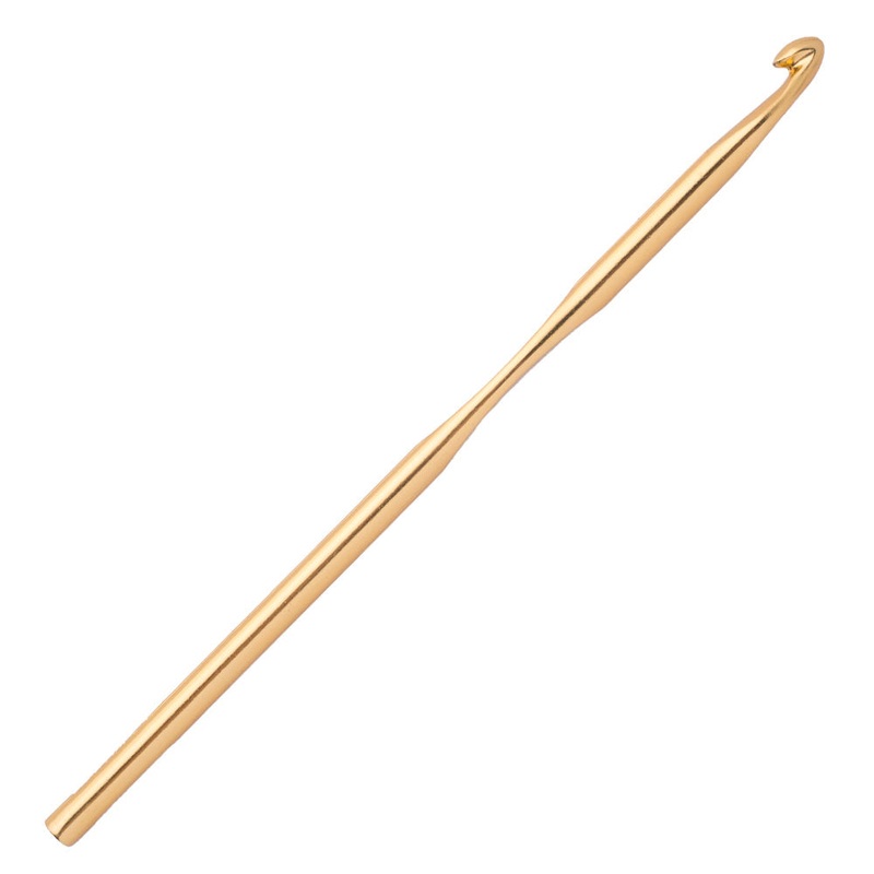 Kartopu 6 mm 15 cm Metal Crochet Hook, Gold
