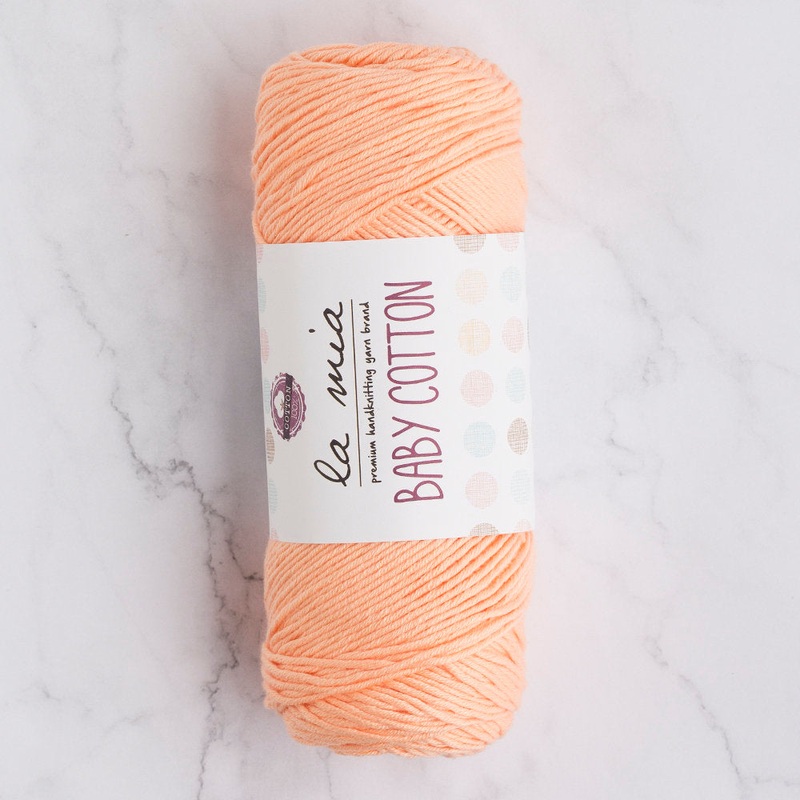 La Mia Baby Cotton Yarn, Salmon – L026