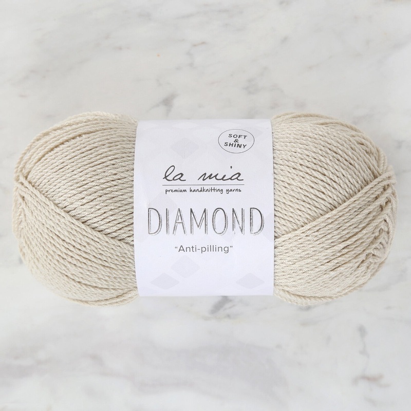 La Mia Diamond Yarn, Beige – L156