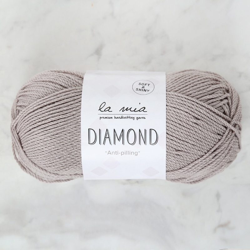La Mia Diamond Yarn, Brown – L161
