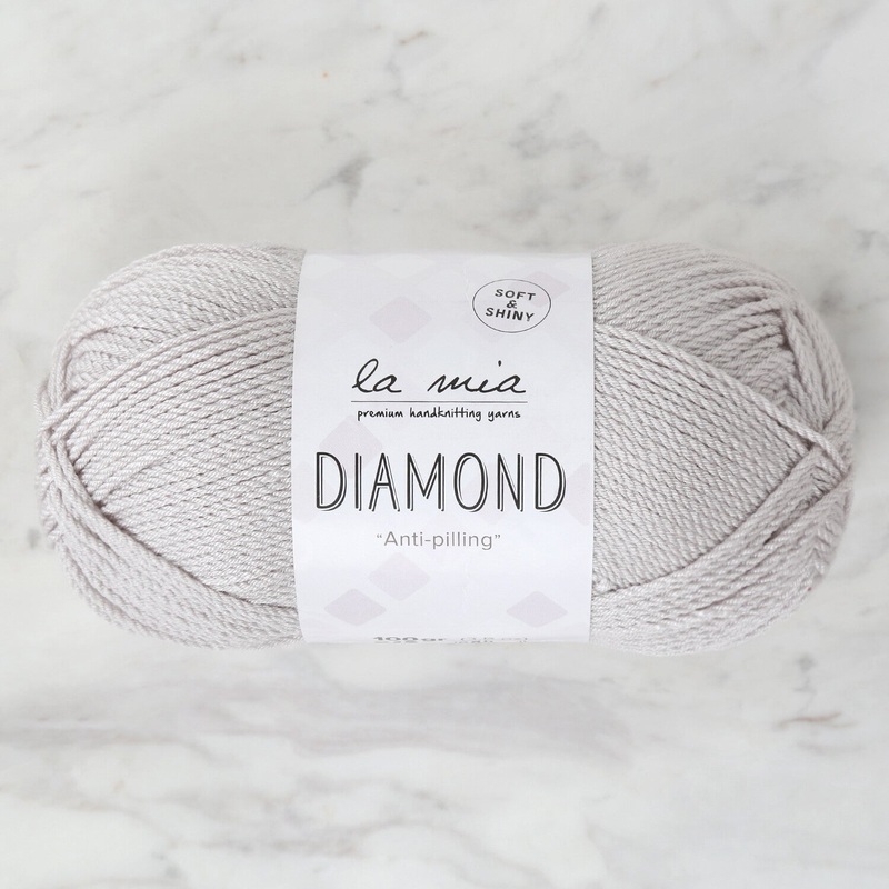 La Mia Diamond Yarn, Grey – L162