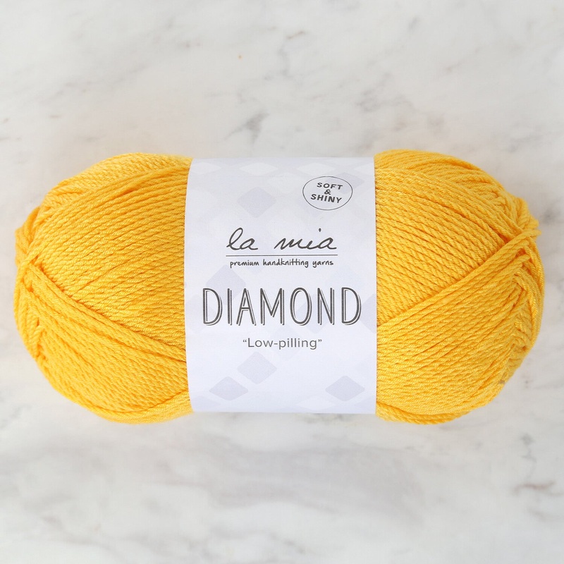 La Mia Diamond Yarn, Mustard Yellow – L003