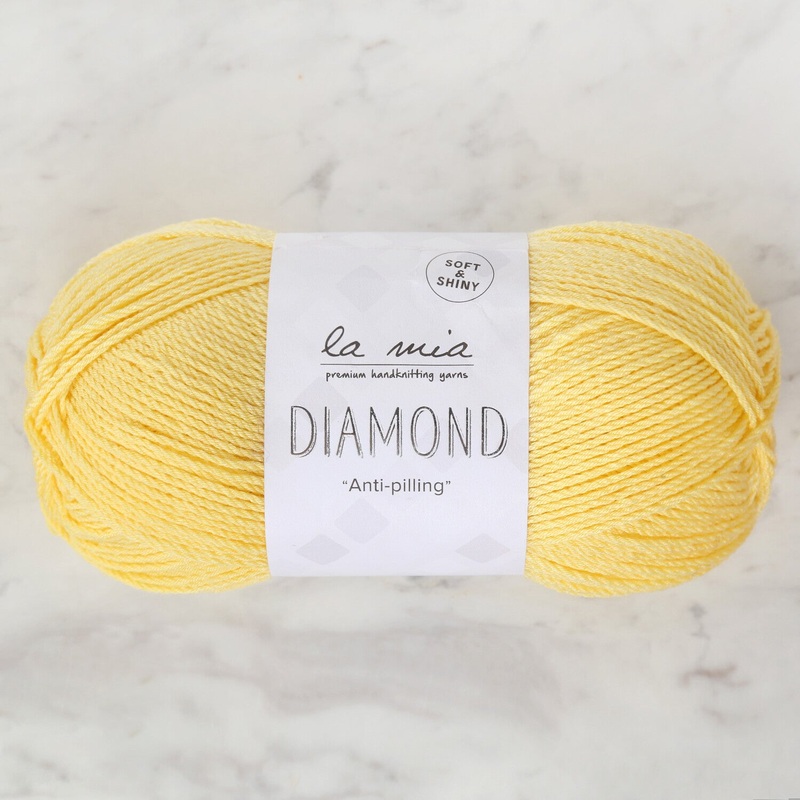 La Mia Diamond Yarn, Yellow – L160