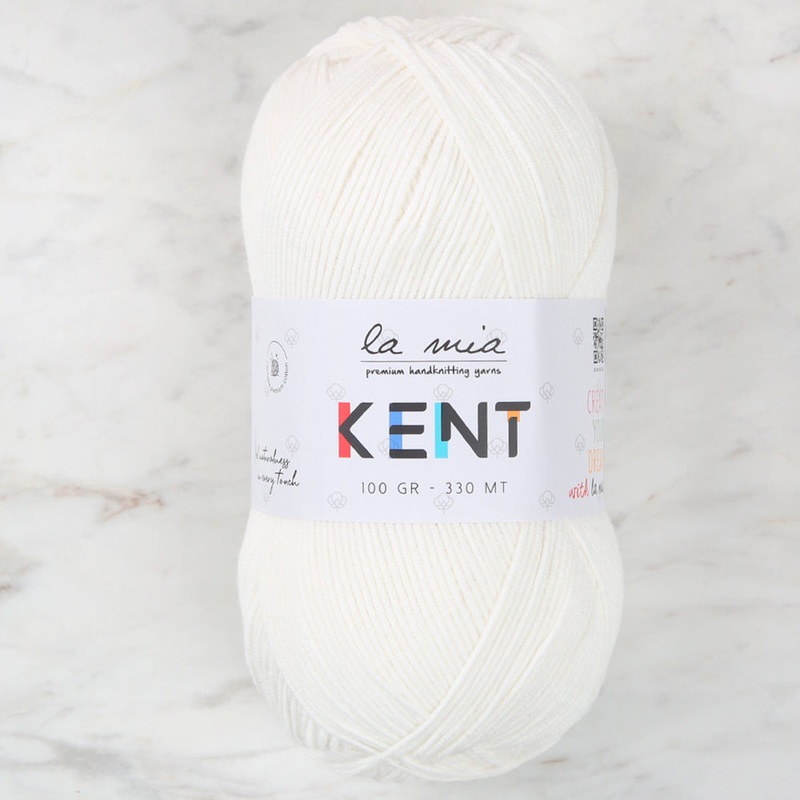 La Mia Kent Hand Knitting Yarn,Cream – L155