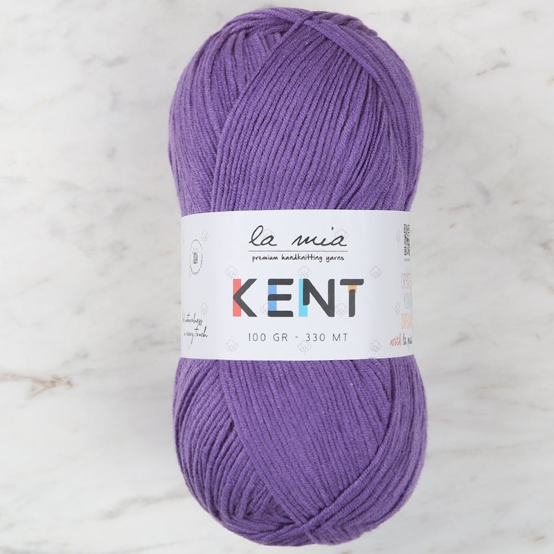 La Mia Kent Hand Knitting Yarn,Purple – L023