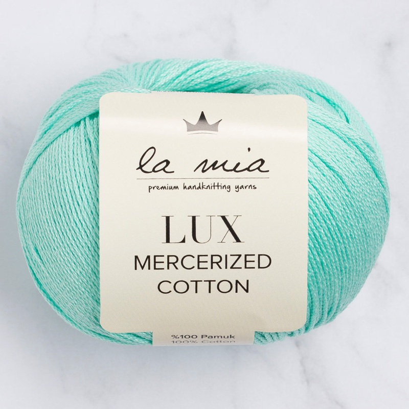 La Mia Lux Mercerized Cotton Yarn, Pastel Green – 137