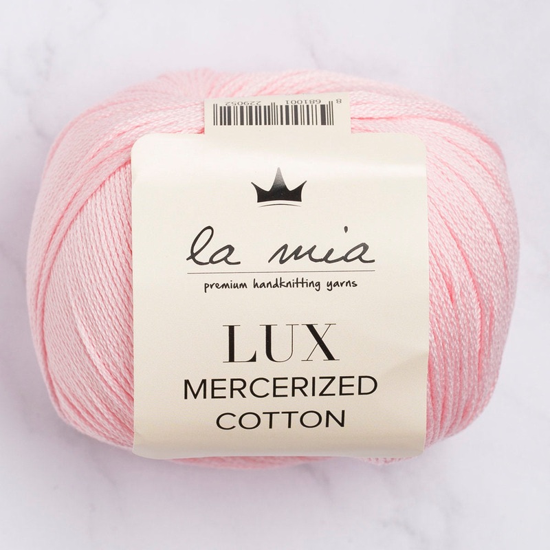 La Mia Lux Mercerized Cotton Yarn, Pink – 4