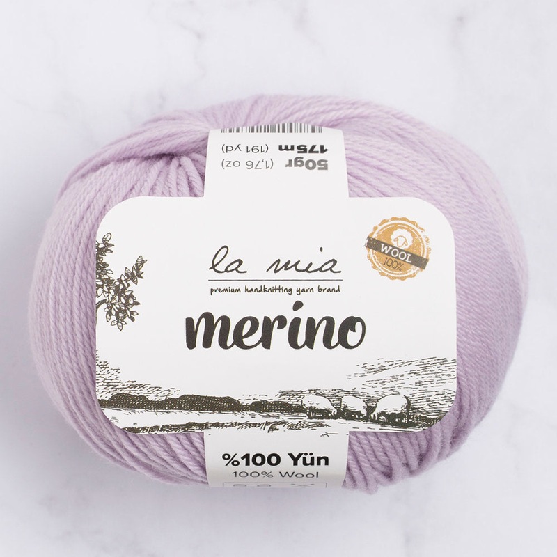 La Mia Merino Yarn, Lilac – L140