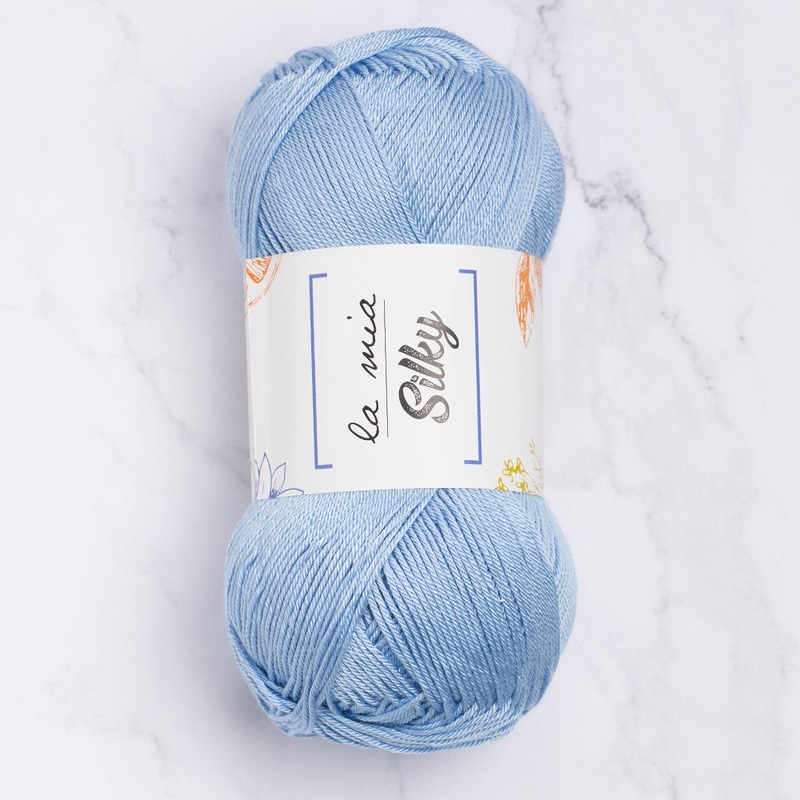La Mia Silky Yarn, Blue – L022