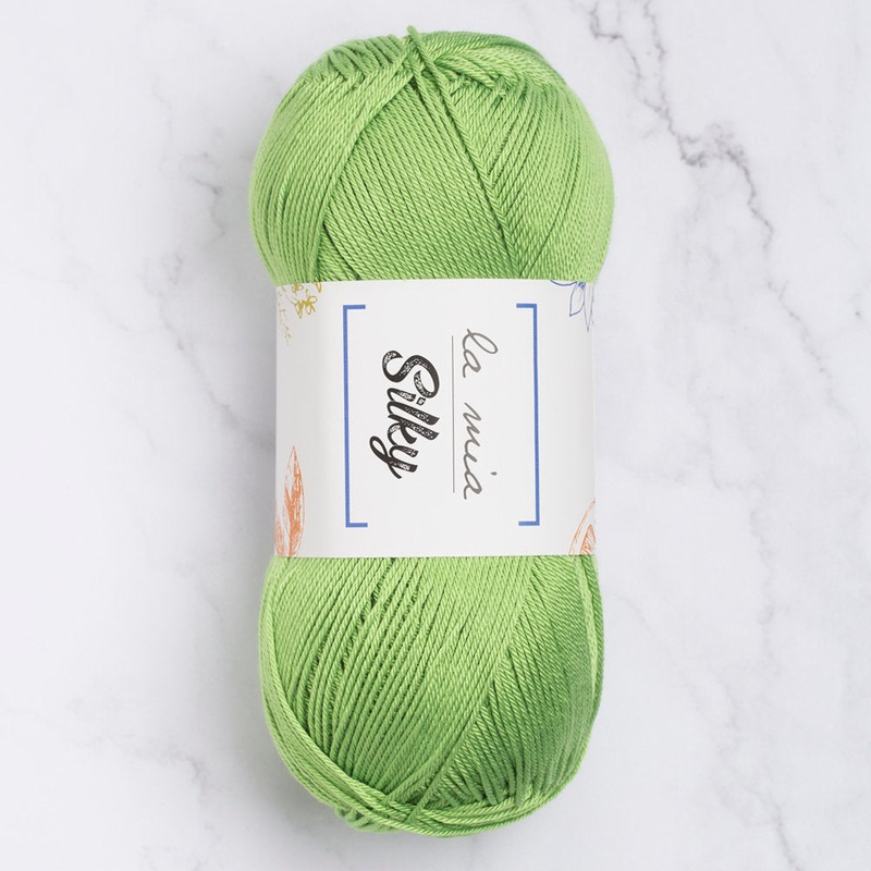 La Mia Silky Yarn, Green – L025