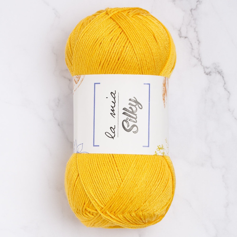 La Mia Silky Yarn, Mustard Yellow – L003