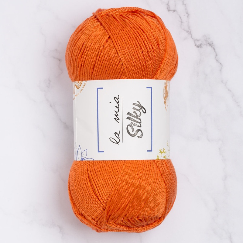 La Mia Silky Yarn, Orange – L012