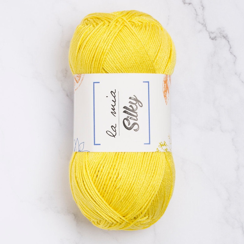 La Mia Silky Yarn, Yellow – L011