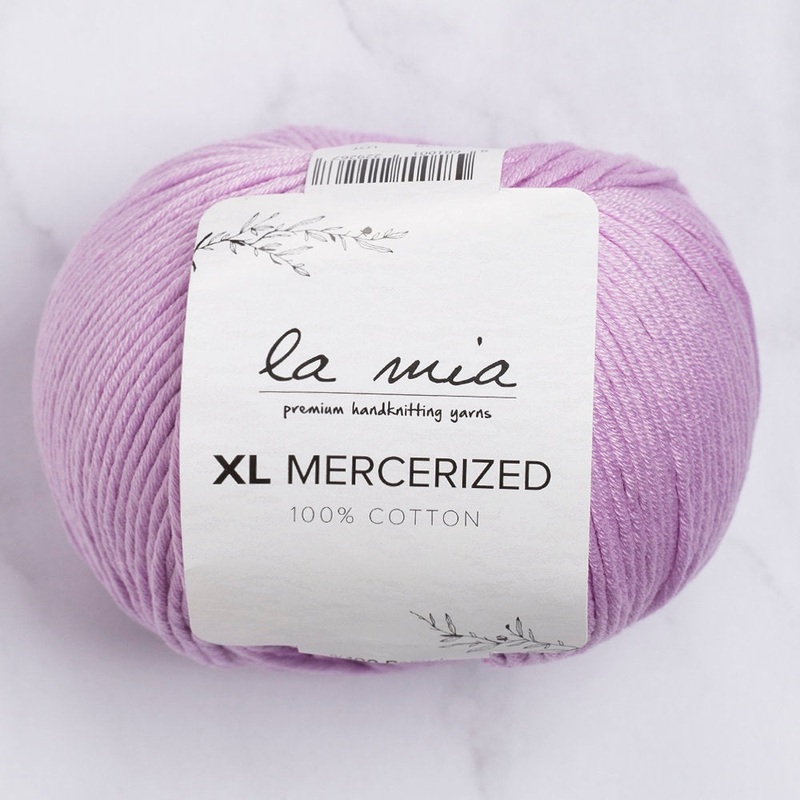 La Mia XL Mercerized Cotton Yarn, Lilac – 53