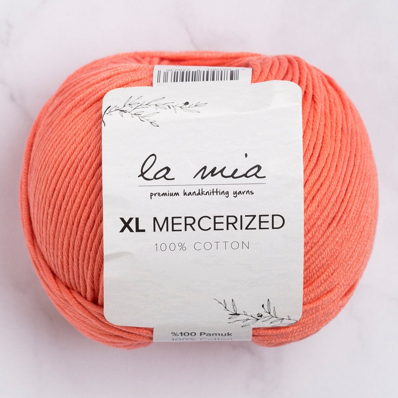 La Mia XL Mercerized Cotton Yarn, Vermilion  – 13