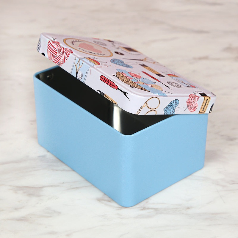 Nas Metal Storage Box – Blue