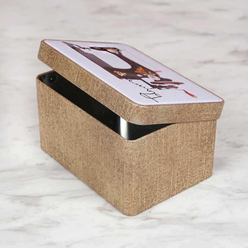 Nas Metal Storage Box – Brown