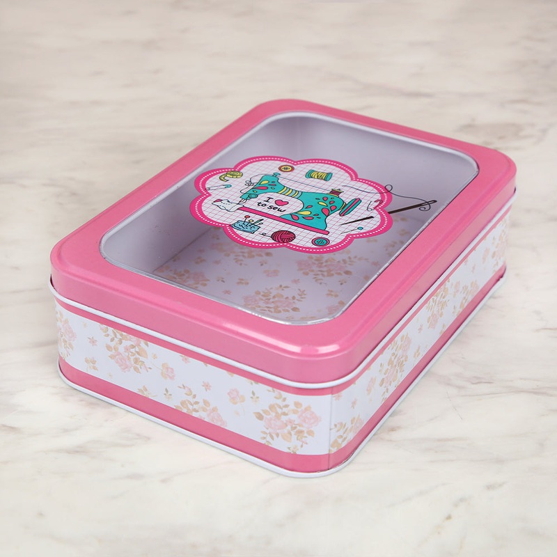 Nas Metal Storage Box – Pink