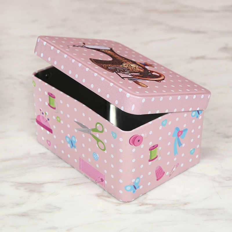 Nas Metal Storage Box – Salmon