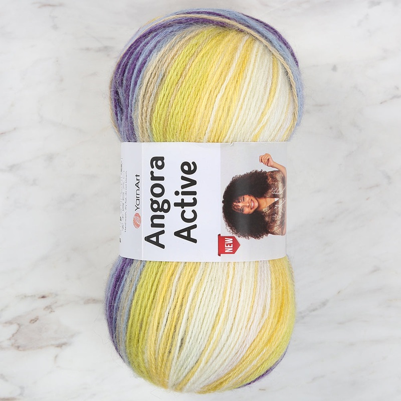 YarnArt Angora Active Knitting Yarn, Variegated -854