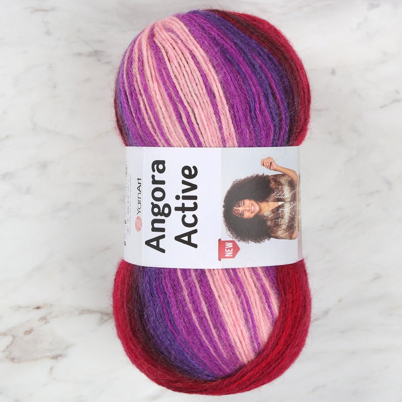 YarnArt Angora Active Knitting Yarn, Variegated -856