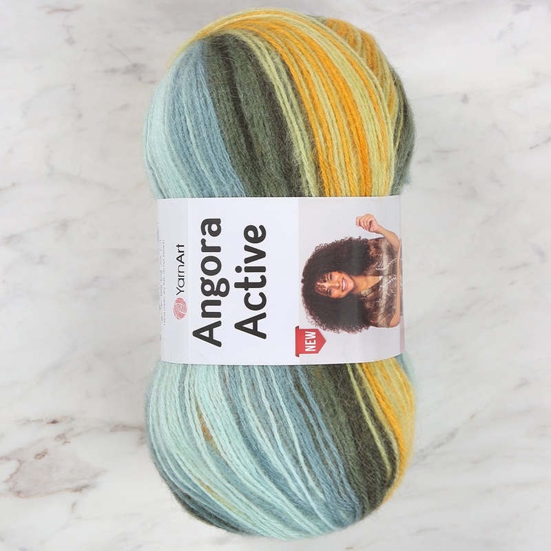 YarnArt Angora Active Knitting Yarn, Variegated -857