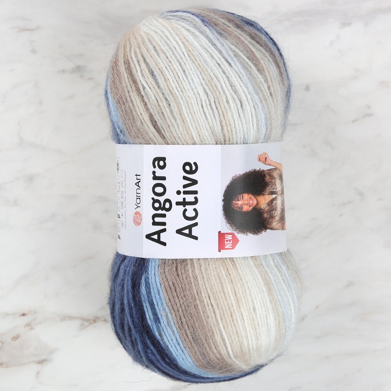 YarnArt Angora Active Knitting Yarn, Variegated -859