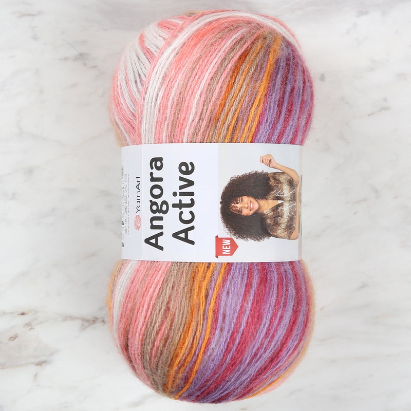 YarnArt Angora Active Knitting Yarn, Variegated -860