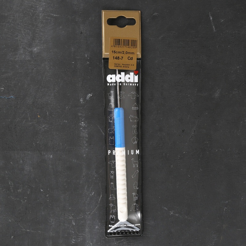 Addi 2.0 mm 15 cm Crochet Hooks with Plastic Handle – 148-7
