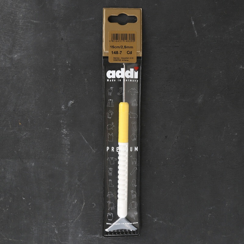 Addi 2.5 mm 15 cm Crochet Hooks with Plastic Handle – 148-7