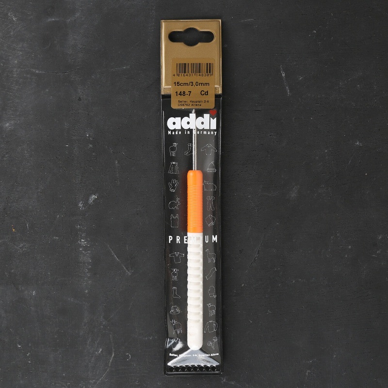 Addi 3 mm 15 cm Crochet Hooks with Plastic Handle – 148-7