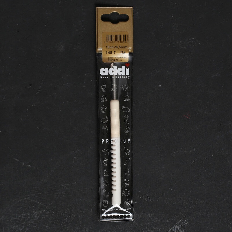 Addi 4.5 mm 15 cm Crochet Hooks with Plastic Handle – 148-7