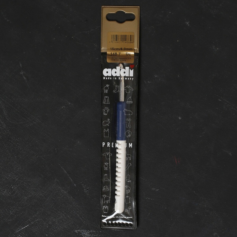 Addi 6.0 mm 15 cm Crochet Hooks with Plastic Handle – 148-7