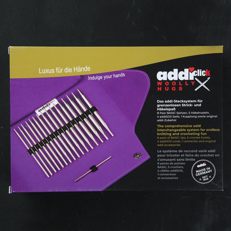 Addi Click by Wolly Hugs Interchangeable Circular Knitting Needle Set – 680-2